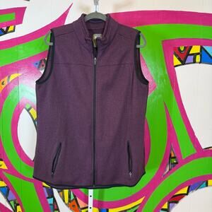 Old Navy Purple Fleece Vest with Sporty Stand-Up Collar. Size XL. Excellent cond